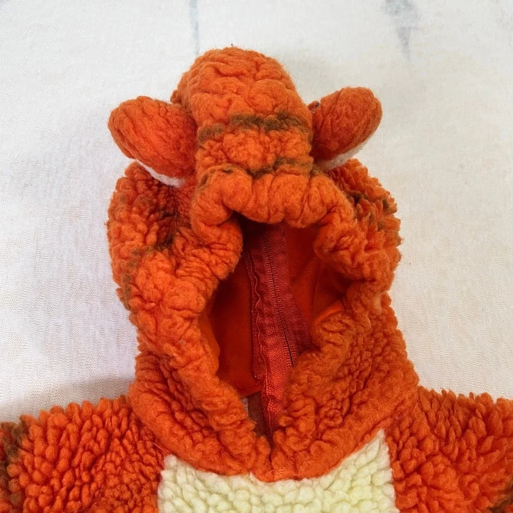Disney Store Tigger Costume‎ Baby 6–12 Months Sherpa Hooded One Piece Vintage
